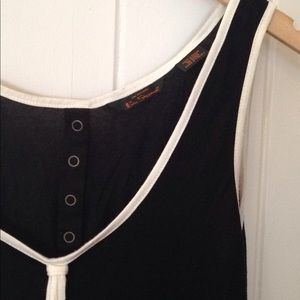 Ben Sherman Black Tank with White accents